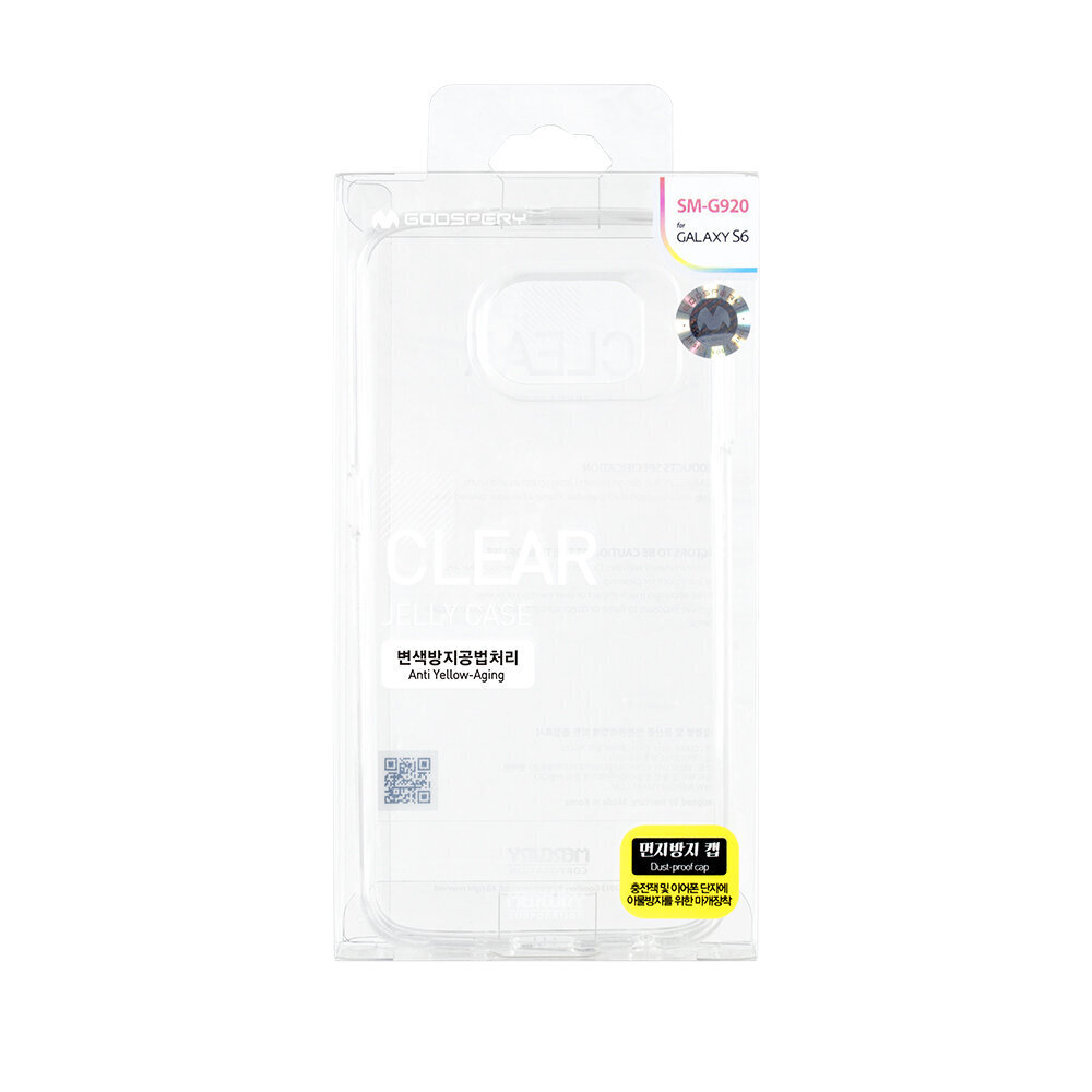 Telefoniümbris Mercury Jelly Clear Samsung A217 A21s, läbipaistev hind ja info | Telefonide kaitsekaaned ja -ümbrised | hansapost.ee