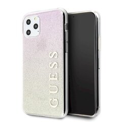 Guess GUHCN58PCUGLGPI Hard Gradient Glitter Case Чехол для Apple iPhone 11 Pro Розовый - Золотой цена и информация | Guess Телефоны и аксессуары | hansapost.ee