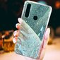 Fusion Glue Glitter Back Case Silikoonist ümbris Huawei P40 Lite / Nova 7i / Nova 6 SE roheline цена и информация | Telefonide kaitsekaaned ja -ümbrised | hansapost.ee