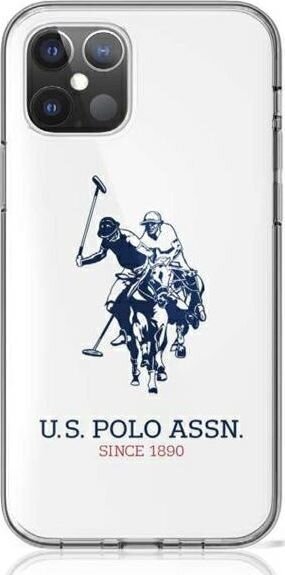 U.S. Polo USHCP12STPUHRWH Big Horse ümbris Apple iPhone 12 Mini, valge цена и информация | Telefonide kaitsekaaned ja -ümbrised | hansapost.ee