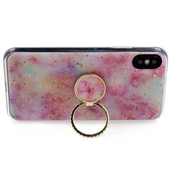 Silikoonist telefoniümbris marmorist rõngaga Fusion Apple iPhone 12 Mini jaoks, roosa цена и информация | Чехлы для телефонов | hansapost.ee