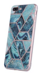 Fusion Geometric Marble Silikoonist ümbris Apple iPhone 12 Mini Roheline цена и информация | Чехлы для телефонов | hansapost.ee