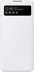 Чехол Samsung S View Cover для Galaxy A42 5G белый EF-EA426PWEGEE цена и информация | Чехлы для телефонов | hansapost.ee