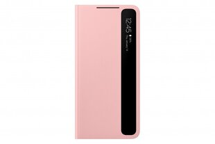 Samsung Clear View Cover для G996B Galaxy S21+ розовый цена и информация | Чехлы для телефонов | hansapost.ee