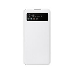 Samsung Smart View Wallet Cover A725B Galaxy A72 белый EF-EA725PWEGEE цена и информация | Чехлы для телефонов | hansapost.ee