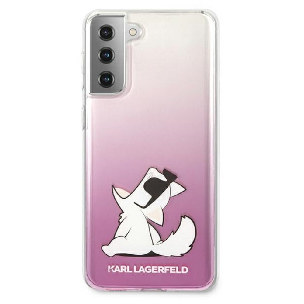 Karl Lagerfeld Samsung S21 Plus jaoks, roosa цена и информация | Telefonide kaitsekaaned ja -ümbrised | hansapost.ee