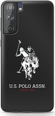 Чехол US Polo USP000098 для Samsung Galaxy S21, черный цена и информация | U.S. Polo ASSN Мобильные телефоны, Фото и Видео | hansapost.ee