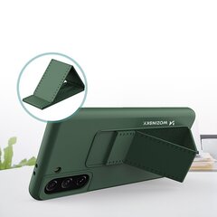 Силиконовый чехол Wozinsky Kickstand для телефона Samsung Galaxy S21 5G, черный цена и информация | Чехлы для телефонов | hansapost.ee