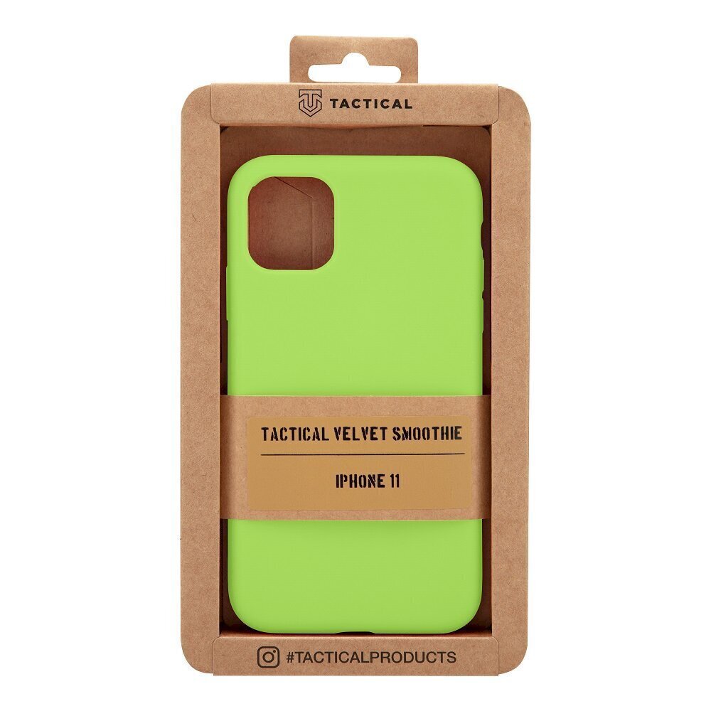 Tactical Velvet Smoothie Cover for Apple iPhone 11 Avocado hind ja info | Telefonide kaitsekaaned ja -ümbrised | hansapost.ee