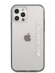 AMHCP12LAESLBK AMG Mettalic Black Edges Case for iPhone 12 Pro Max 6.7 Transparent hind ja info | AMG Mobiiltelefonid ja lisatarvikud | hansapost.ee