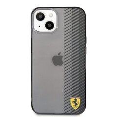 FEHCP13MUYEK Ferrari Gradient Transparent Hard Case for iPhone 13 Black hind ja info | Telefonide kaitsekaaned ja -ümbrised | hansapost.ee