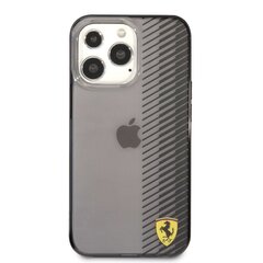 FEHCP13XUYEK Ferrari Gradient Transparent Hard Case for iPhone 13 Pro Max Black hind ja info | Telefonide kaitsekaaned ja -ümbrised | hansapost.ee