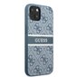 GUHCP13M4GDBL Guess PU 4G Printed Stripe Case for iPhone 13 Blue hind ja info | Telefonide kaitsekaaned ja -ümbrised | hansapost.ee