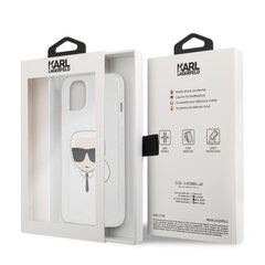 Чехол KLHCP13MKHTUGLS Karl Lagerfeld TPU Full Glitter Karl Head Case for iPhone 13 Silver цена и информация | Чехлы для телефонов | hansapost.ee