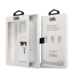 Чехол KLHCP13LKHTUGLS Karl Lagerfeld TPU Full Glitter Karl Head Case for iPhone 13 Pro Silver цена и информация | Чехлы для телефонов | hansapost.ee