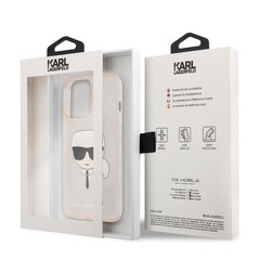 KLHCP13LKHTUGLGO Karl Lagerfeld TPU Full Glitter Karl Head Case for iPhone 13 Pro Gold hind ja info | Telefonide kaitsekaaned ja -ümbrised | hansapost.ee
