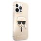 KLHCP13LKHTUGLGO Karl Lagerfeld TPU Full Glitter Karl Head Case for iPhone 13 Pro Gold цена и информация | Telefonide kaitsekaaned ja -ümbrised | hansapost.ee