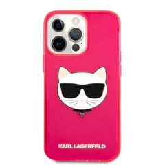 KLHCP13LCHTRP Karl Lagerfeld TPU Choupette Head Case for iPhone 13 Pro Fluo Pink цена и информация | Чехлы для телефонов | hansapost.ee