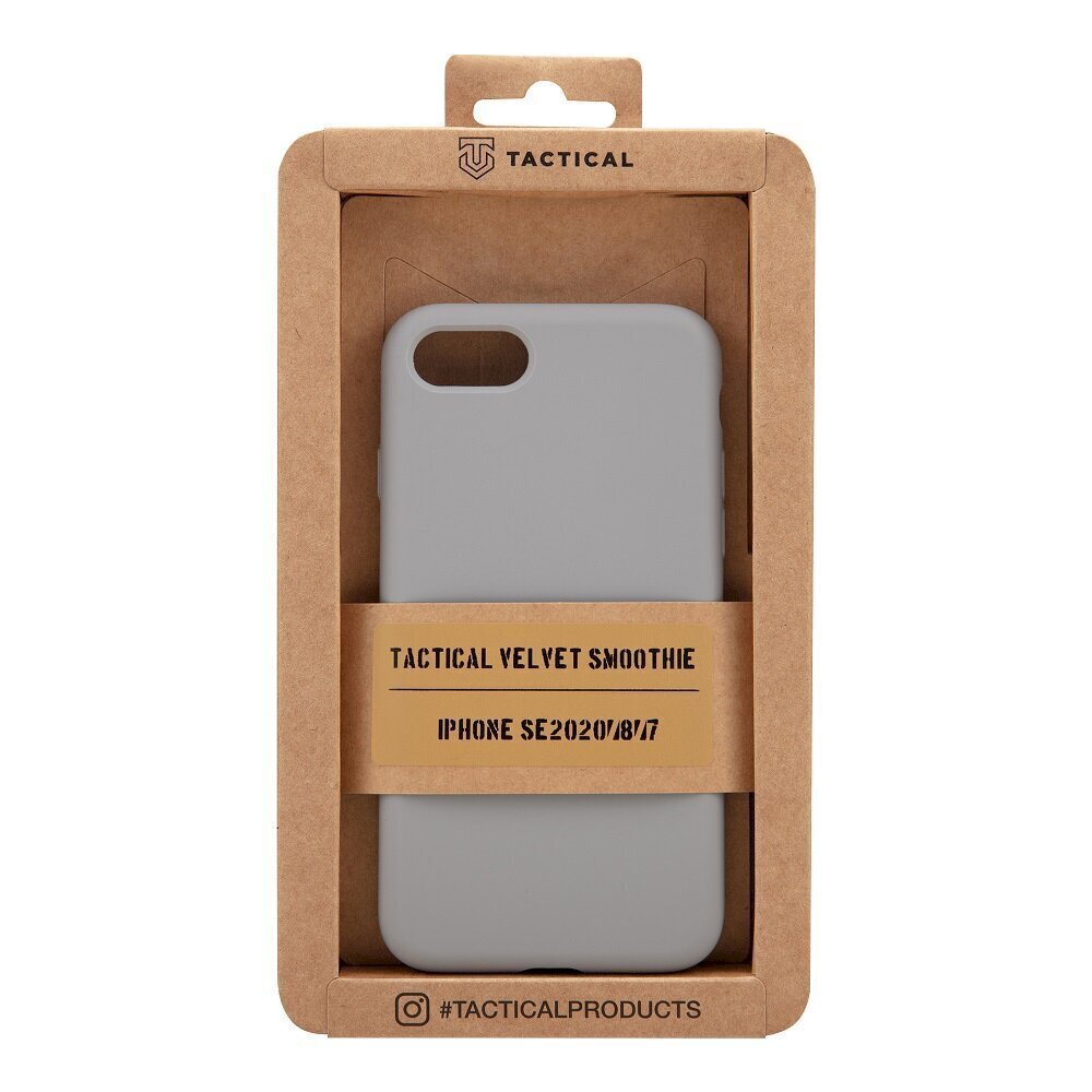 Telefoniümbris Tactical Velvet Smoothie Apple iPhone 7/8/SE 2020, hall hind ja info | Telefonide kaitsekaaned ja -ümbrised | hansapost.ee