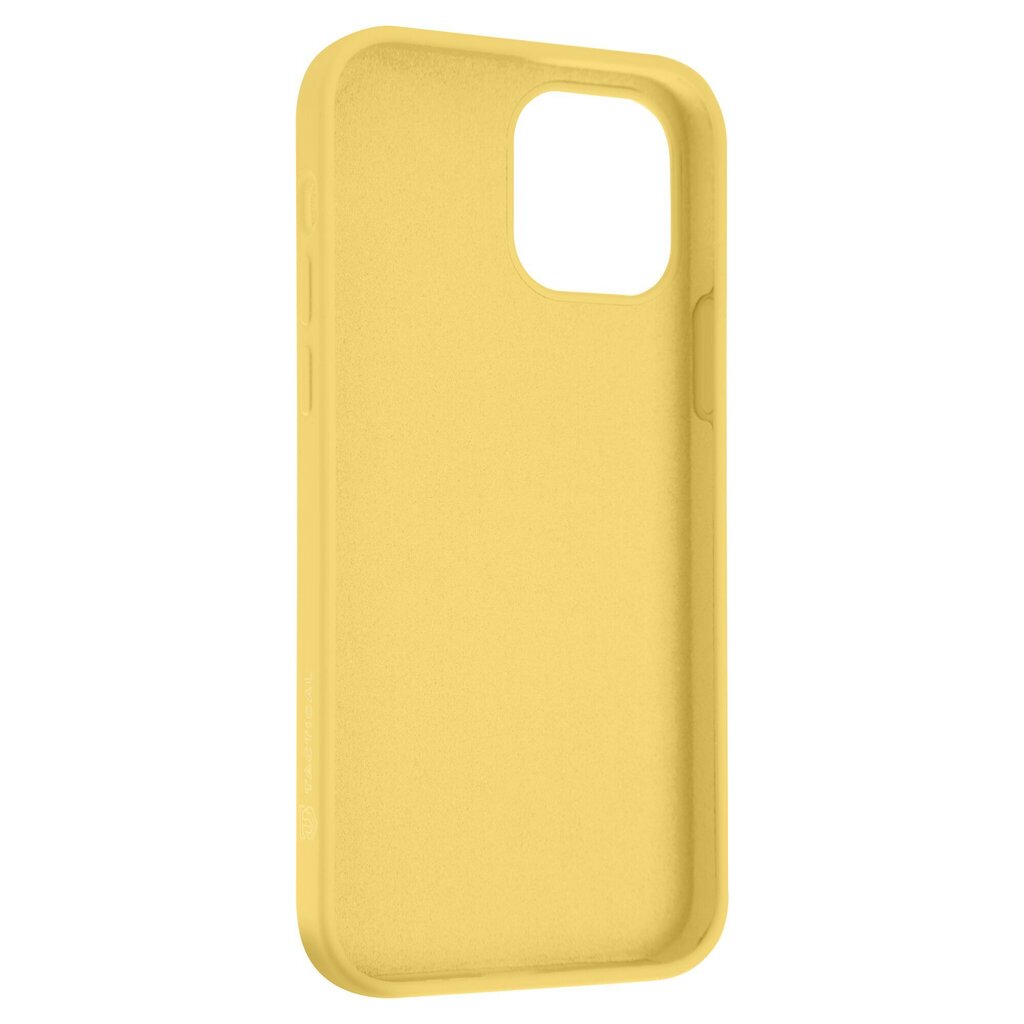 Telefoniümbris Tactical Velvet Smoothie Apple iPhone 12/12 Pro, Banana,kollane цена и информация | Telefonide kaitsekaaned ja -ümbrised | hansapost.ee