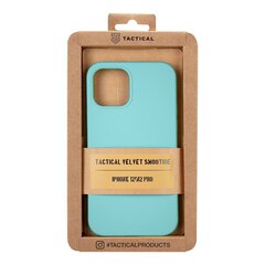 Telefoniümbris Tactical Velvet Smoothie Apple iPhone 12/12 Pro, Maldives, helesinine hind ja info | Telefonide kaitsekaaned ja -ümbrised | hansapost.ee