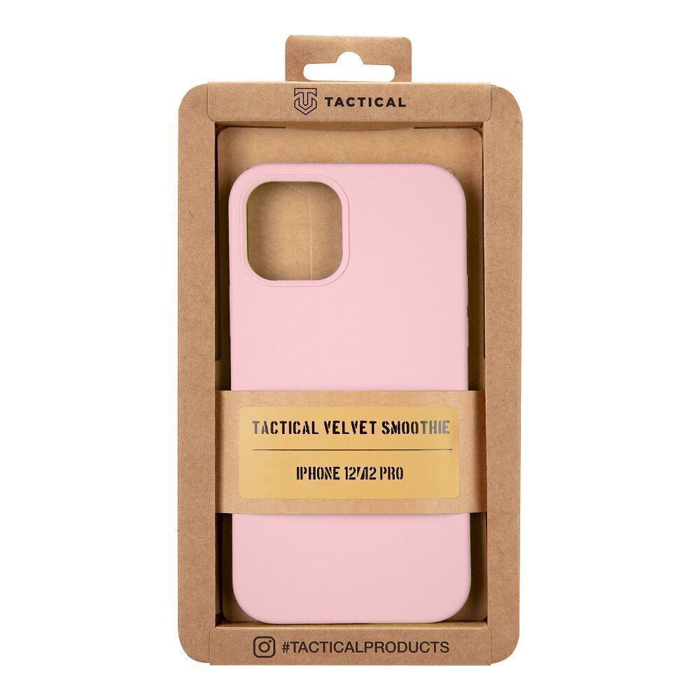 Telefoniümbris Tactical Velvet Smoothie Apple iPhone 12/12 Pro, Pink Panther, roosa hind ja info | Telefonide kaitsekaaned ja -ümbrised | hansapost.ee
