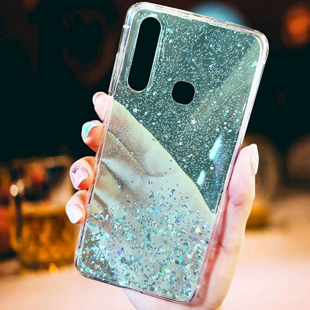 Fusion glue glitter silikoonist ümbris jaoks Apple iPhone 13 roheline цена и информация | Telefonide kaitsekaaned ja -ümbrised | hansapost.ee