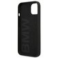 Case BMW BMHCP13MSILBK iPhone 13 6.1 "black / black hardcase Silicone Signature цена и информация | Telefonide kaitsekaaned ja -ümbrised | hansapost.ee