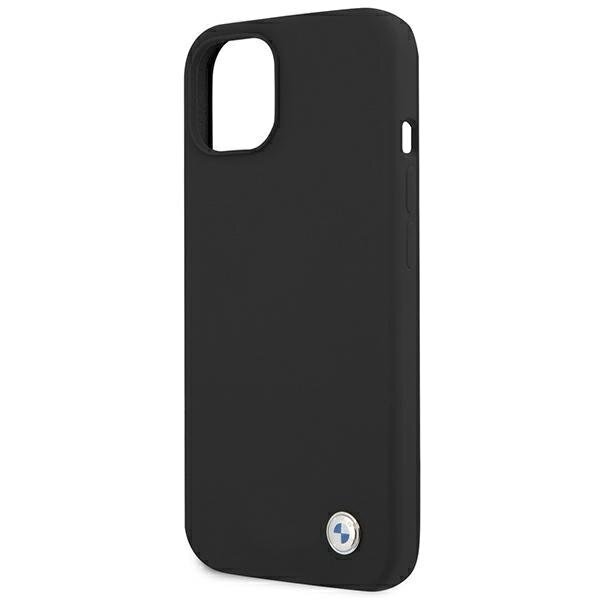 Case BMW BMHCP13SSILBK iPhone 13 mini 5.4 "black / black hardcase Silicone Signature цена и информация | Telefonide kaitsekaaned ja -ümbrised | hansapost.ee