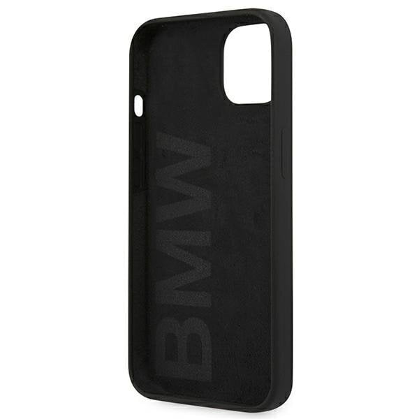 Case BMW BMHCP13SSILBK iPhone 13 mini 5.4 "black / black hardcase Silicone Signature цена и информация | Telefonide kaitsekaaned ja -ümbrised | hansapost.ee