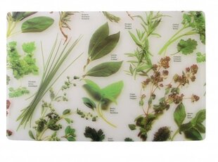 Доска кухонная Testrut  "Пряные травы", 43 x 28 cm цена и информация | Скатерти, салфетки | hansapost.ee