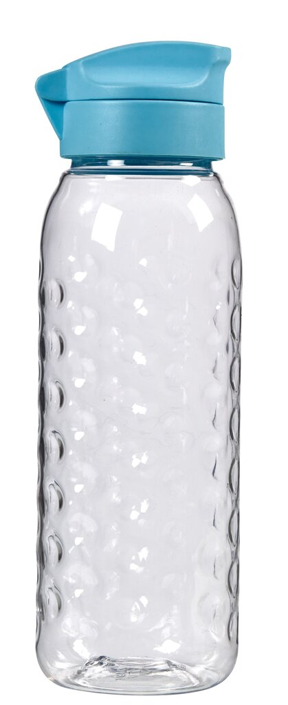 Dots Bottle 0,45L läbipaistev / sinine цена и информация | Joogipudelid | hansapost.ee