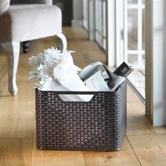 Коробка Style L 43,6x32,6x23cм, темно-коричневая цена и информация | Корзины и ящики для хранения | hansapost.ee