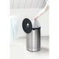 Pesukorv, 60L Matt Steel/Dark Grey lid hind ja info | Vannitoa aksessuaarid | hansapost.ee