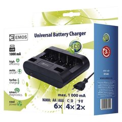 Универсальное зарядное устройство EMOS N9168 цена и информация | Зарядные устройства для аккумуляторов | hansapost.ee