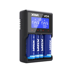 Зарядное устройство XTAR VC4 для литий-ионных / никель-металлогидридных батарей цена и информация | Зарядные устройства для аккумуляторов | hansapost.ee