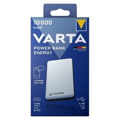 Akupank Varta Energy 10000mAh цена и информация | Зарядные устройства Power bank | hansapost.ee