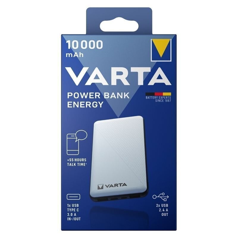 Akupank Varta Energy 10000mAh цена и информация | Akupangad | hansapost.ee