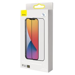 Защитное стекло Baseus 2x Full screen Anti Blue Light tempered glass with a frame для iPhone 12 Pro Max цена и информация | Защитные пленки для телефонов | hansapost.ee