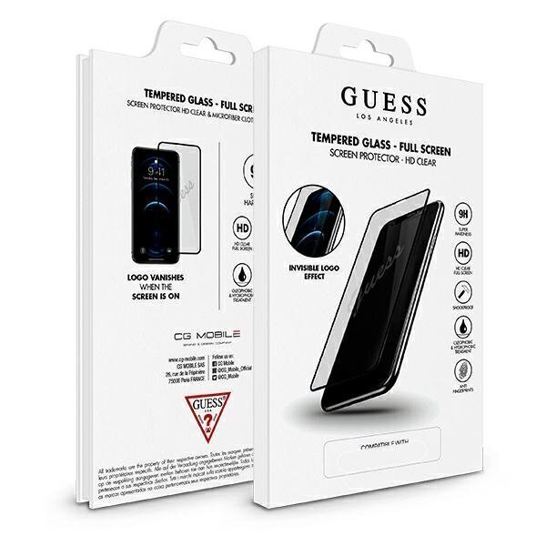 Guess tempered glass for iPhone 12 Mini 5,4&quot; GUSPP12SSLTR Vintage Magic Logo цена и информация | Ekraani kaitseklaasid ja kaitsekiled | hansapost.ee