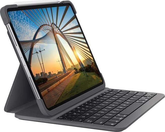 LogiTech Slim Folio Pro, 12.9" hind ja info | Tahvelarvuti ümbrised ja kaaned | hansapost.ee