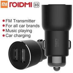 Xiaomi Moitau (Roidmi) 3S Dual USB 2.4A FM-модулятор - зарядное устройство цена и информация | FM-модуляторы | hansapost.ee