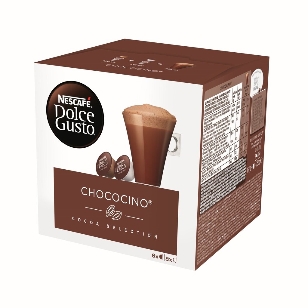 Kakaokapslid Nescafe Dolce Gusto Chococino, 16 tk hind ja info | Kohv ja kakao | hansapost.ee