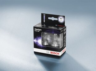 Лампочка Bosch H7 12V/55W + 120% GIGALIGHT PLUS 120 (2шт) цена и информация | Автомобильные лампочки | hansapost.ee