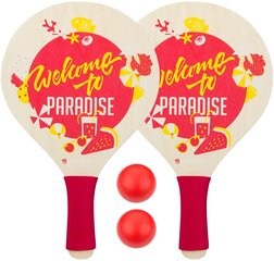 Пляжный теннисный набор Waimea 63BE, красный / белый цена и информация | Waimea Уличные игрушки для детей | hansapost.ee