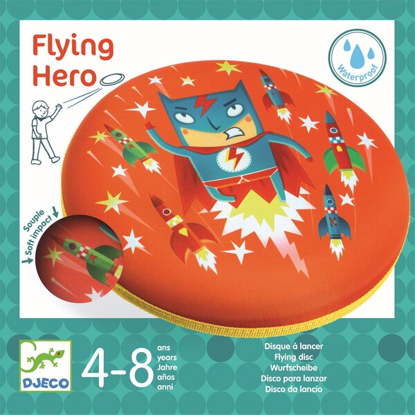 Летающая тарелка – Супергерой (20 см), Djeco DJ02034 цена