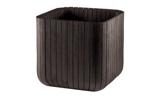 Lillepott Cube Planter M pruun hind ja info | Lillepotid | hansapost.ee