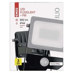 LED prožektor liikumisanduriga ILIO 10W PIR hind ja info | EMOS Aiakaubad | hansapost.ee