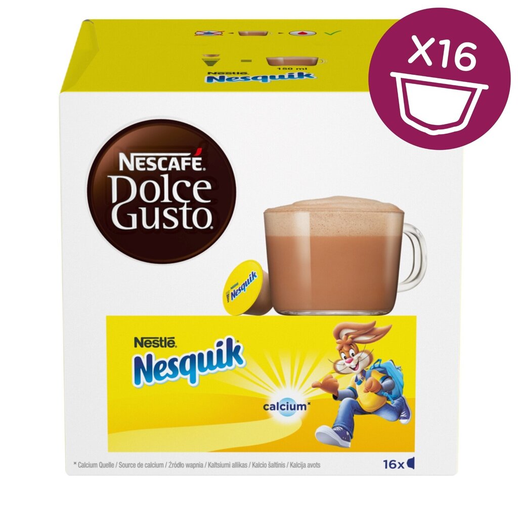 Kakaokapslid Nescafe Dolce Gusto Nesquik, 16 tk цена и информация | Kohv ja kakao | hansapost.ee