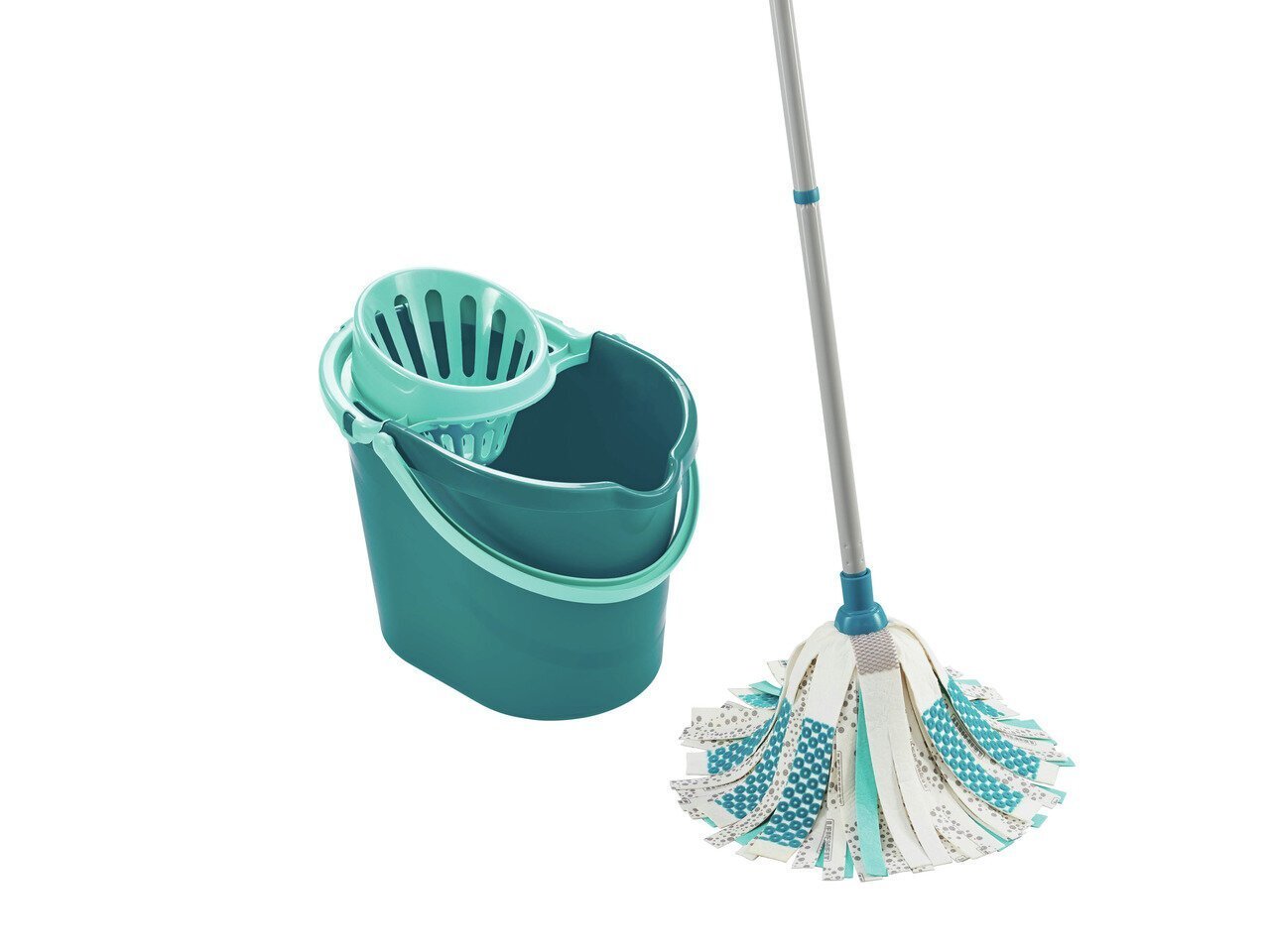 Leifheit Power Mop 3 in 1 põrandapuhastuskomplekt, hall / roheline hind ja info | Puhastustarvikud | hansapost.ee